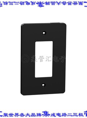 SQWS141001BK 连接器接插件1 GANG MID+ WALL PLATE BK