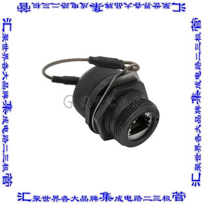 PXM06106FENBKSH 连接器接插件CONN 8P8C F-F PNL MNT W/CAP