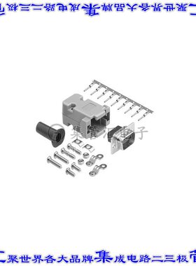 DCT-9MP-KIT 连接器接插件D-SUB 9M CRIMP PLSTC HOOD KIT