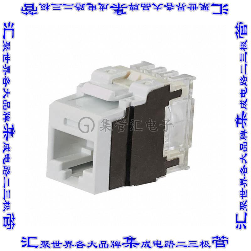 NK6X88MWH-Q 连接器接插件NETKEY CAT6A PUNCHDOWN JACK MODU