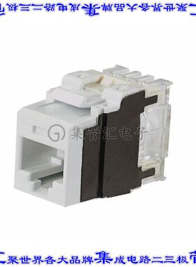 NK6X88MWH-Q 连接器接插件NETKEY CAT6A PUNCHDOWN JACK MODU