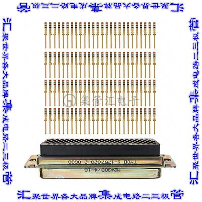 1-1757823-2 连接器接插件CONN D-SUB HD PLUG 104POS CRIMP