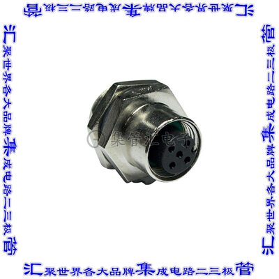 M12A-10PFFS-SH8C15 连接器接插件CONN RCPT FML 10P WIR LEAD 0.