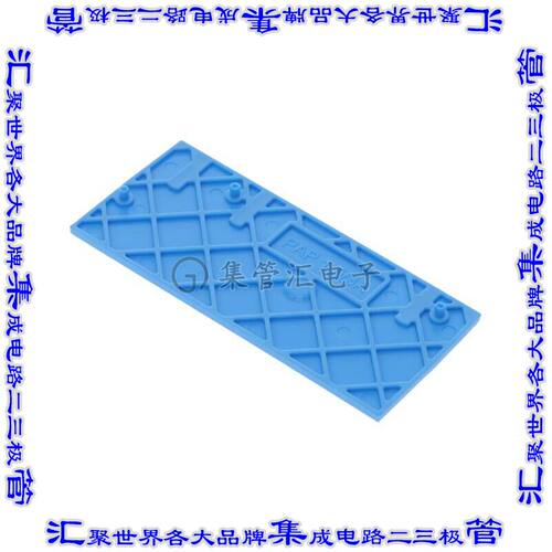 27101.5 连接器接插件END PLATEBLUE