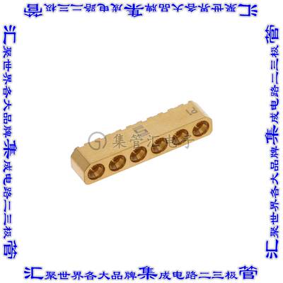 GPPC-PF-1-06-HG-ST-SL 连接器接插件MULTI-POSITION SMPM 6 POSI