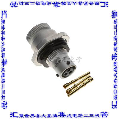 VG95328D8-3ASNJ 连接器接插件VG95328 3C 3#20 SKT JAM NUT RECP