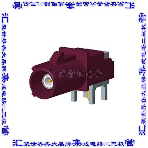 FA1-NDRP-PCB-8 连接器接插件CONN FAKRA PLUG R/A 50 OHM PCB