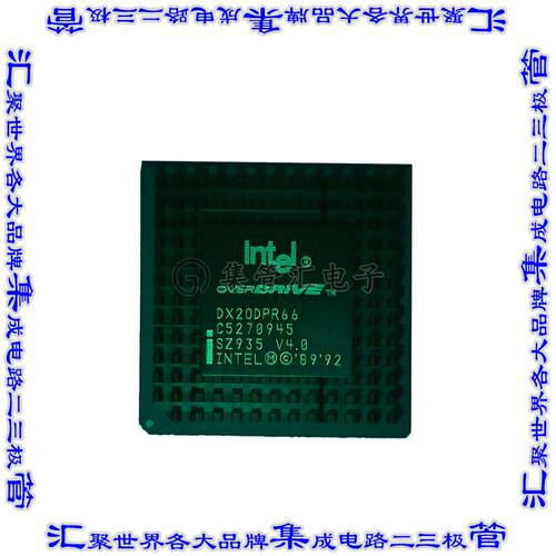 BOXDX2ODPR66 集成电路芯片CPU 486DX266 OVERDRIVE 168PGA