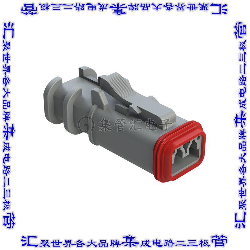AT06-2S-OMRDGRY 连接器接插件2 POSITION OVERMOLDED PLUG, SOCK