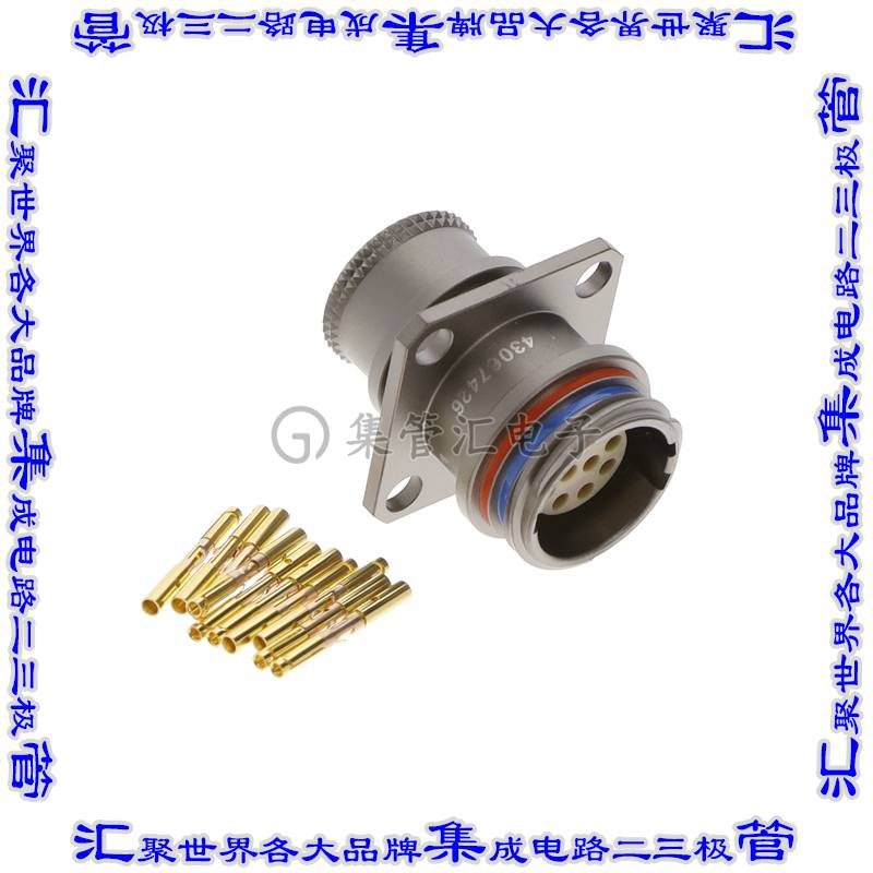 PFN.2M.310.XLMT 连接器接插件CONN RCPT FMALE 10POS GOLD CRIMP