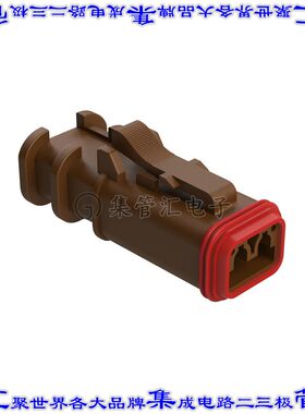 AT06-2S-OMRDBRN 连接器接插件2 POSITION OVERMOLDED PLUG, SOCK