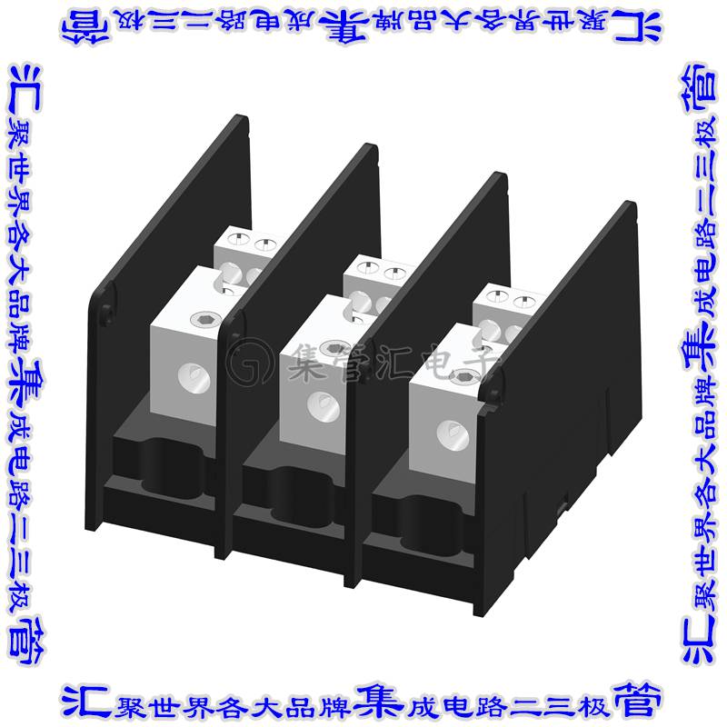 MPDB67113 连接器接插件PWR DIS BLK AL INT 175A 3P 12