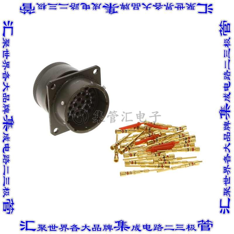 MS3120E18-32P 连接器接插件CONN RCPT MALE 32POS GOLD CRIMP