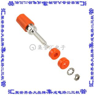 KNURLED 679413 POST BIND ORANGE 连接器接插件CONN