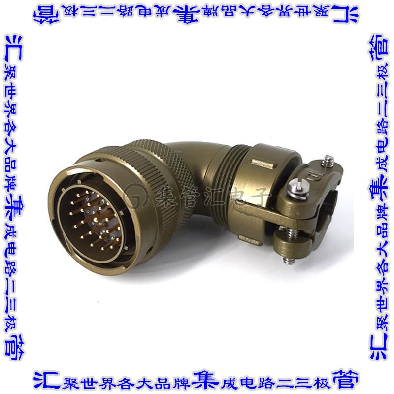 MSW08E16-23P-SR 连接器接插件RIGHT ANGLE CABLE PLUG, WITH STR