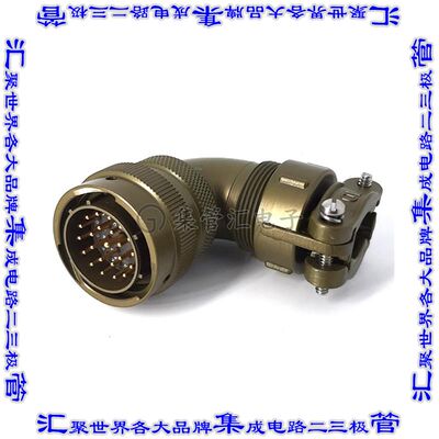 MSW08E16-23P-SR 连接器接插件RIGHT ANGLE CABLE PLUG, WITH STR