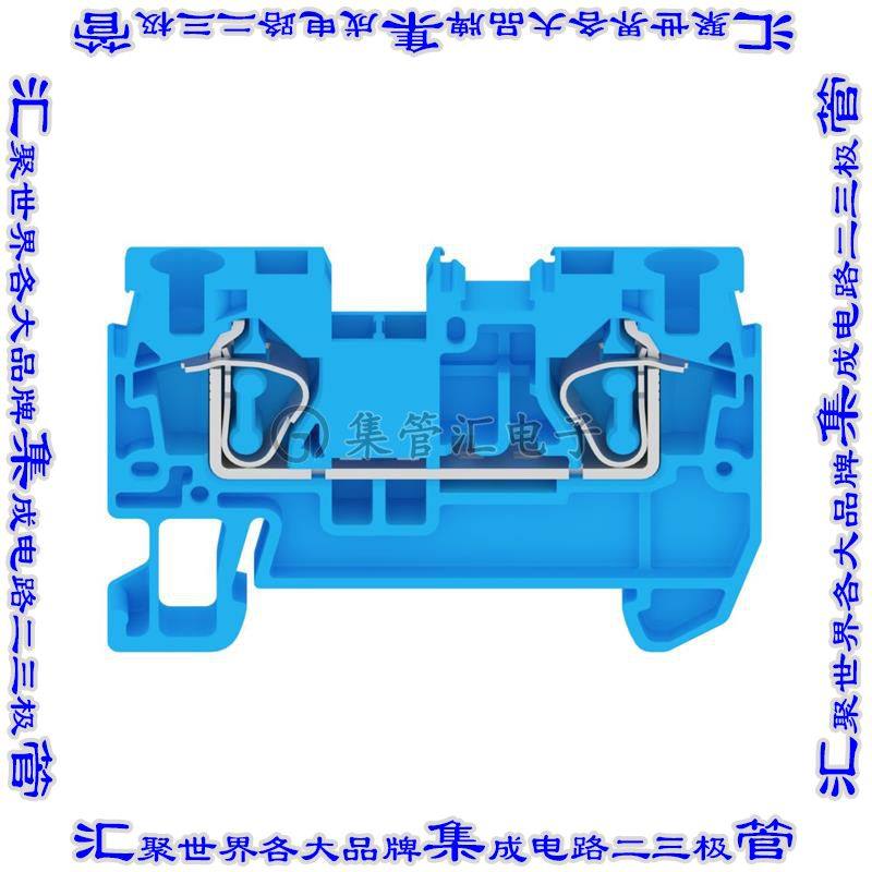 REB-A2C-BU 连接器接插件TERM BLK FEED THRU 10-24AWG