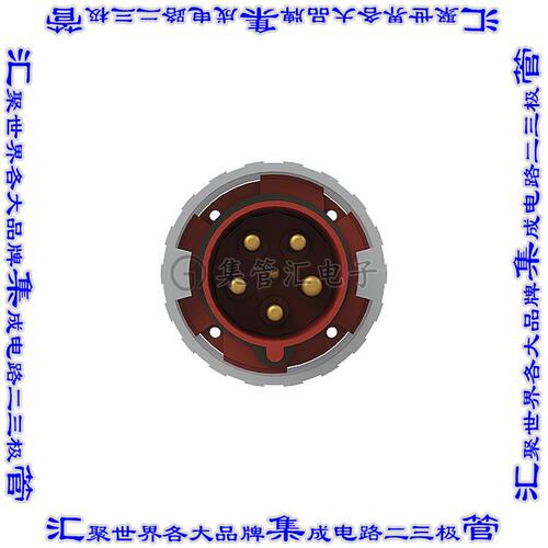 2CMA168115R1000 连接器接插件3P+N+E PANEL MOUNTED INLET, UNIF
