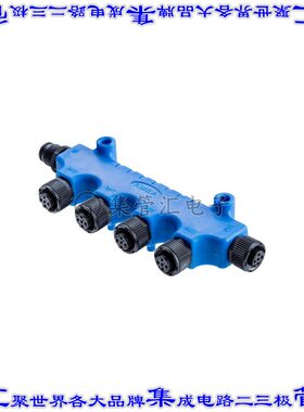 P-555555-FFFFFM-S001 连接器接插件CONN T-ADAPTER 5P-5P M-F IN