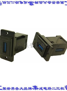 CP30755MB3 连接器接插件RAFT BLACK METAL DUALSLIM USB3.0