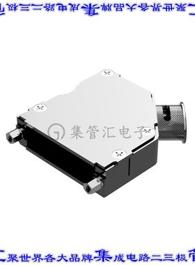D25000AKNT20/AA 连接器接插件D-SUB BACKSHELL, MACHINED ALUMIN