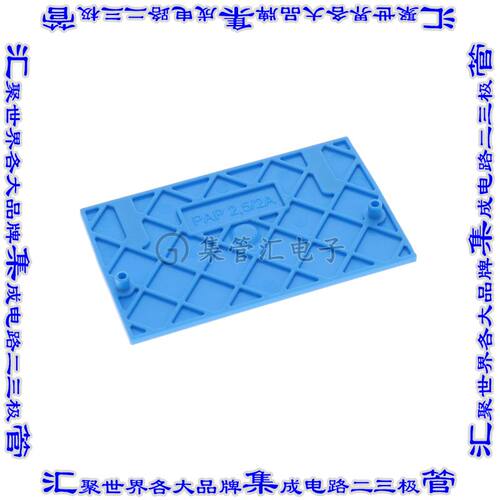 27103.5 连接器接插件END PLATEBLUE