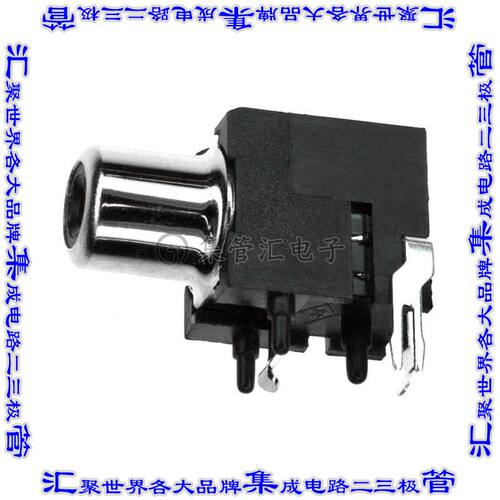 972 连接器接插件CONN RCA JACK MONO 3.2MM R/A