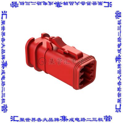 AT06-6S-OMRDRED 连接器接插件6 POSITION OVERMOLDED PLUG, SOCK