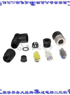 FIC-M8F4A 连接器接插件FIELD WIREABLE CONNECTOR, M8