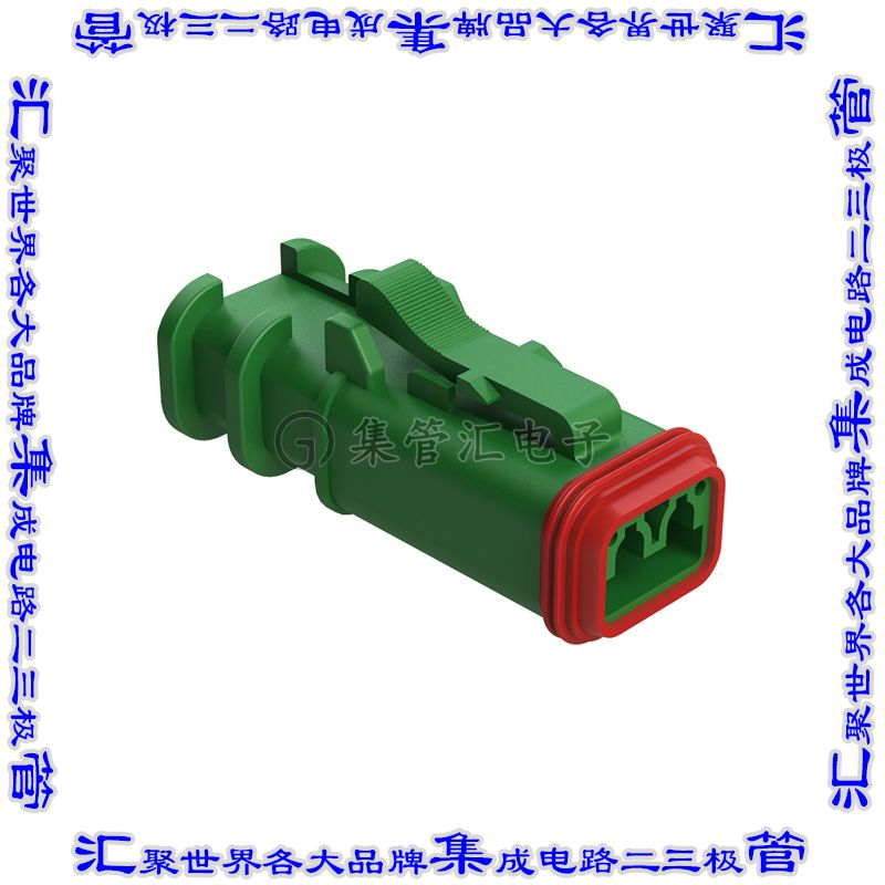 AT06-2S-OMRDGRN 连接器接插件2 POSITION OVERMOLDED PLUG, SOCK