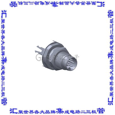 M8AS-06PMMP-SF8001 连接器接插件M SERIES, GUIDED M8, METAL, 1