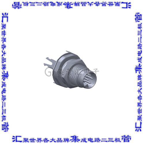 M8AS-06PMMP-SF8001 连接器接插件M SERIES, GUIDED M8, METAL, 1