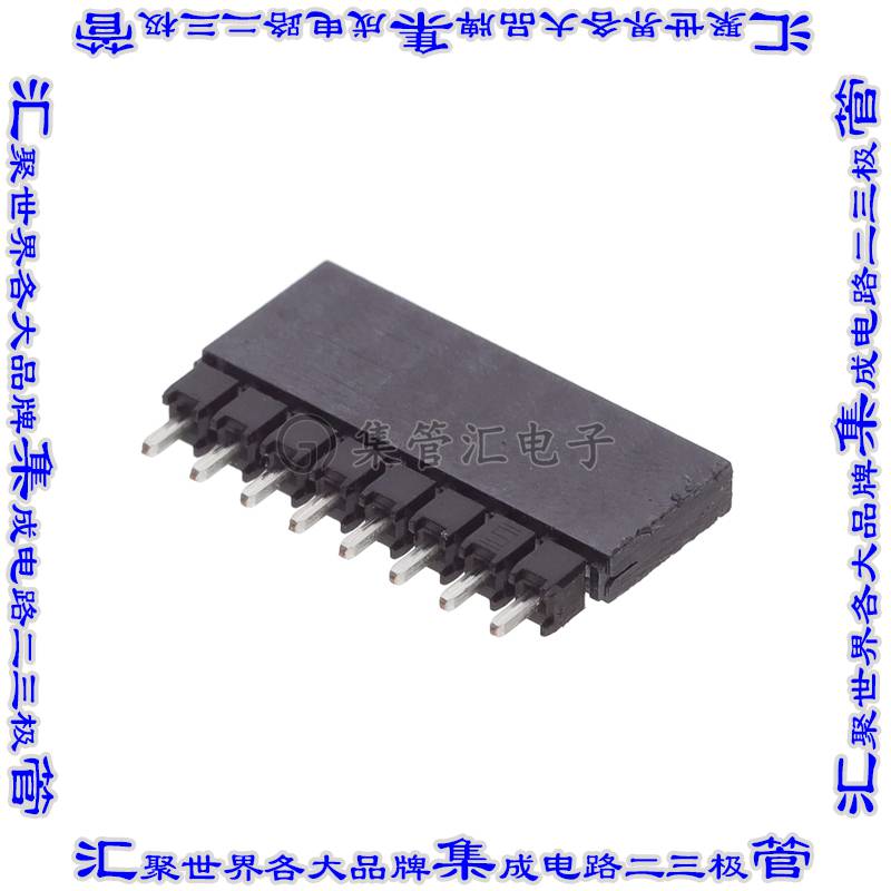 ESQ-108-12-L-S 连接器接插件CONN SOCKET 8POS 0.1 GOLD PCB