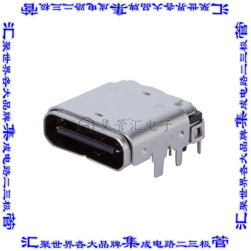 UJ20-C-H-G-SMT-6-P16-TR 连接器接插件USB JACK, TYPE C, 2.0, H