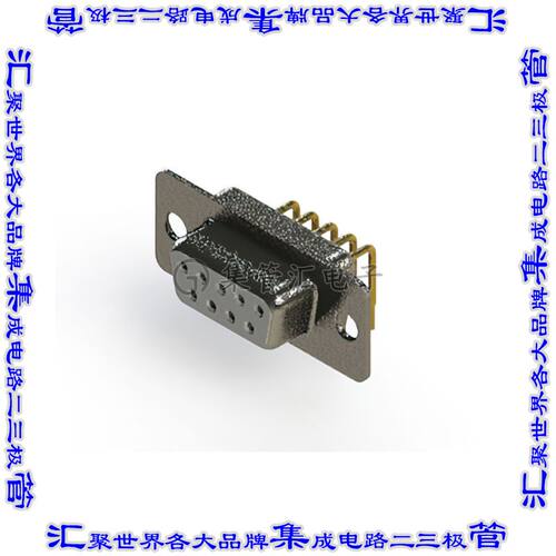 622-M09-260-WN1 连接器接插件622M SERIES RIGHT ANGLE D-SUB PL