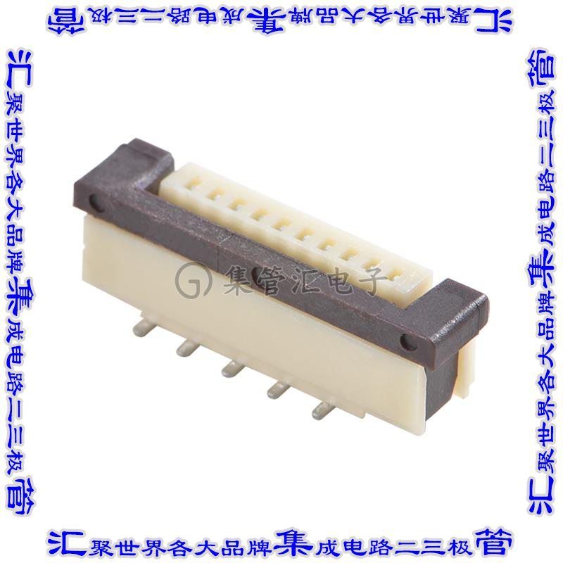 AFFC10-10-100-SVS-R 连接器接插件CONN FPC VERT 10POS 1MM SMD