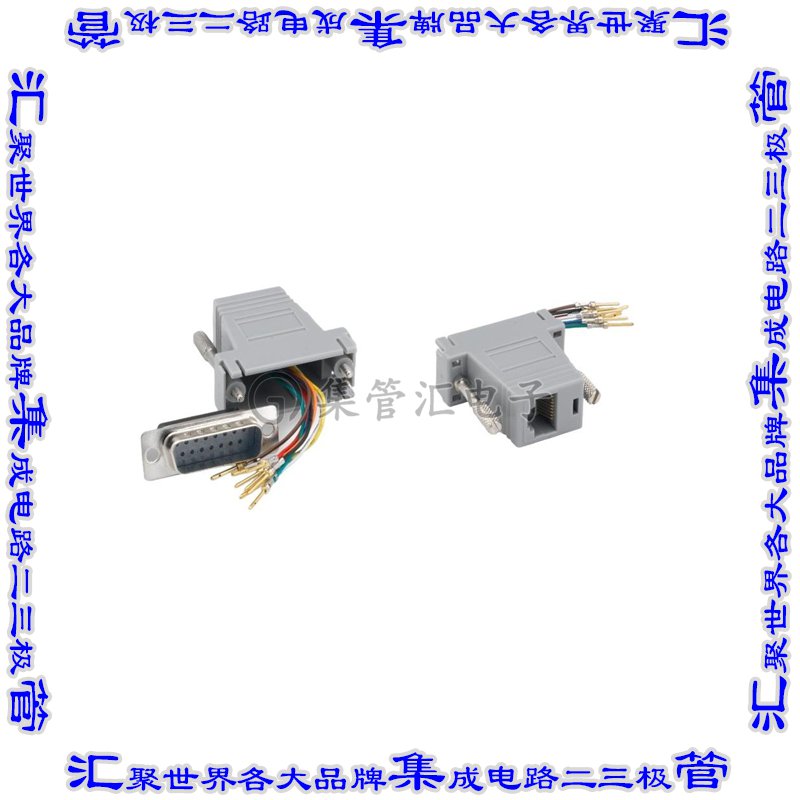 DBM-15MRJ45 连接器接插件MODULAR ADAPT DSUB DB15 TO RJ45