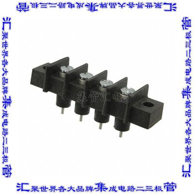 GFTPX-4 连接器接插件CONN BARRIER STRIP 4CIRC 0.438