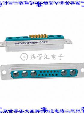 3017W5SCM99A10X 连接器接插件CONN D-SUB RCPT 17POS SLDR CUP