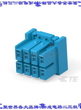 2420266-8 连接器接插件SOCKET HSG 2X4P BLUE HCI 4.0 PIT