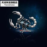 Retro Crystal Scorpion Constellation Best Badgey Badge Gender Pointing Scorpio Collaring Jewelry