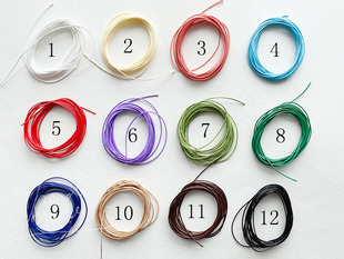 S10 特细0.5mm彩色蜡绳 DIY手工饰品手链项链编绳配件 2米