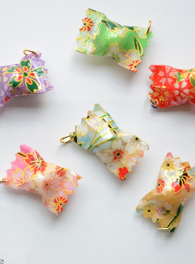 DJ42 逼真卡哇伊彩色糖果奶糖吊坠 原创滴胶 DIY耳饰挂件配件 1枚