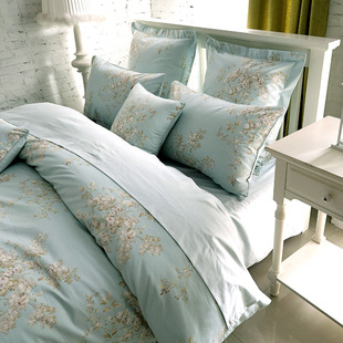 出口欧式60支贡缎埃及棉长绒棉纯棉四件套床单被套全棉4件套床品