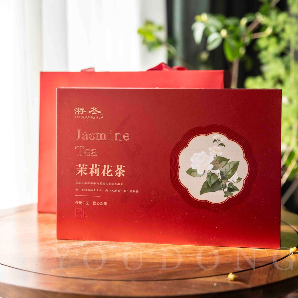 茉莉花茶节日茶叶礼盒送礼400g福州传统花茶送长辈2026游冬茶图片