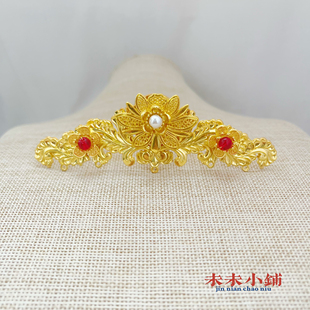 日常百搭复古汉服大明贵女明制宋唐风发饰发冠