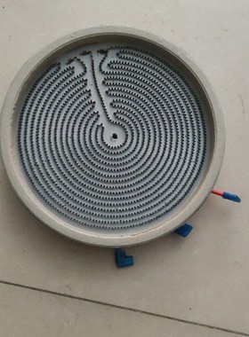 23cm发热盘3000w底部三脚插线一进二出可以定做功率背接线230