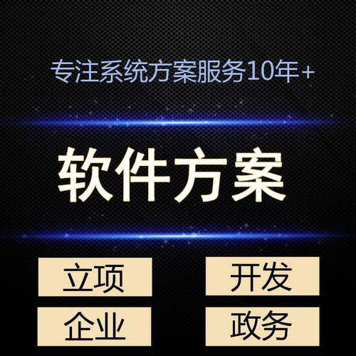 软件信息化系统建设解决方案投标文件立项可行性研究报告代做