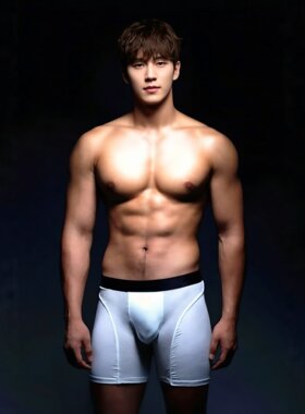 奥元素男士防磨腿网眼透气平角裤