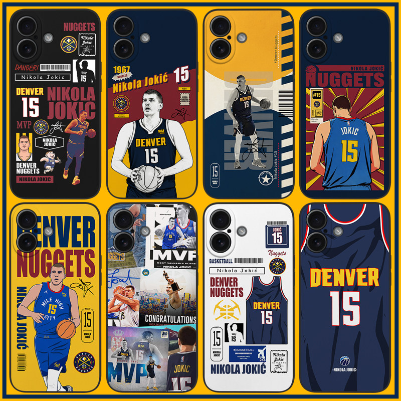 约基奇手机壳17Promax篮球P60硅胶软壳mate60丹佛掘金队K90荣耀400米17 nova14 IQOO13 15plus 13MINI X90